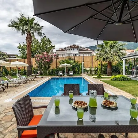 Palmiye Jakuzi Ve Havuzlu Luks Tatil Evi - Ocekhomes Villa Fethiye